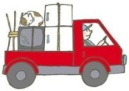 イラスト:引越しトラック