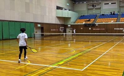 写真：第12回熱田区ソフトテニス大会の様子