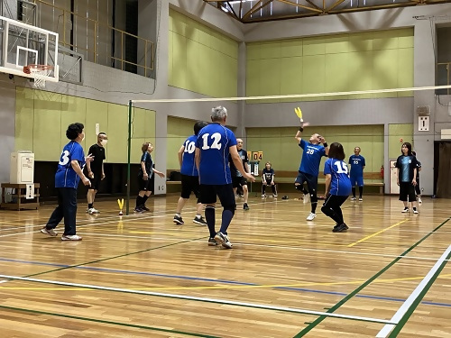 写真：第36回熱田区学区対抗レクリエーションインディアカ大会の様子