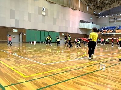 写真：第13回熱田区学区対抗子どもドッジボール大会の様子