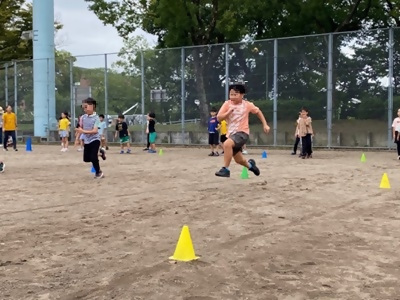 写真：秋のランニングイベントの様子