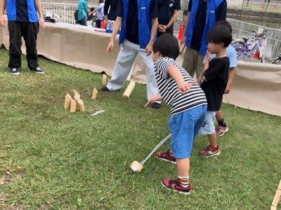 写真：熱田区ユニバーサルスポーツ体験会の様子