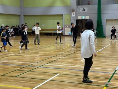 写真：第6回区ドッジボール講習会の様子