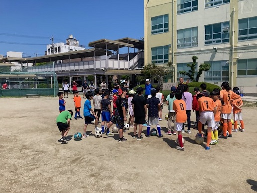 写真:練習の様子