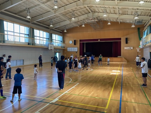 写真:練習の様子