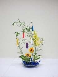 写真：令和3年度　年中行事の花（7月）