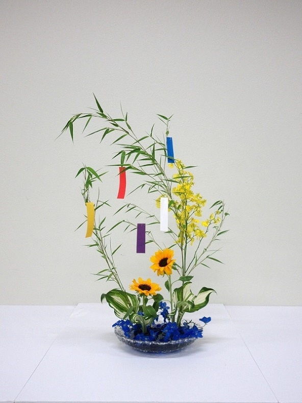 写真:七夕のいけ花