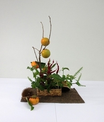 写真：令和3年度　年中行事の花（11月）