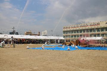 写真：防災訓練様子