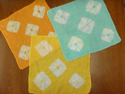 写真:ガーゼハンカチ