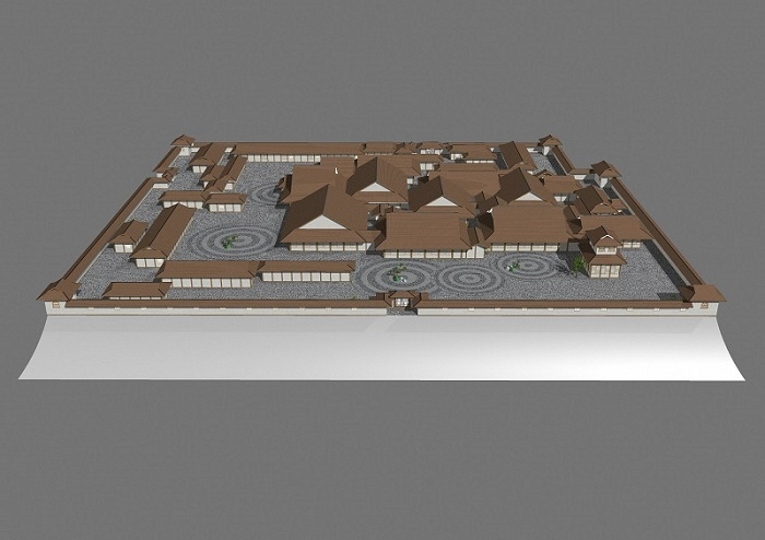 写真：南側から見た東浜御殿の3Dイメージ