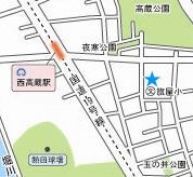 「武家屋敷門」の位置を示す地図