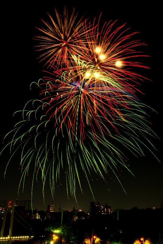 写真：熱田まつり花火3
