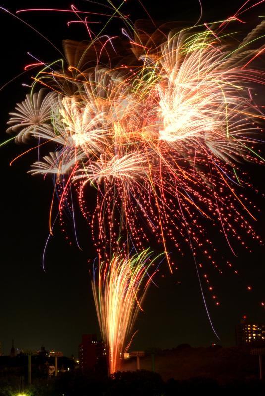 写真：熱田まつり　花火5