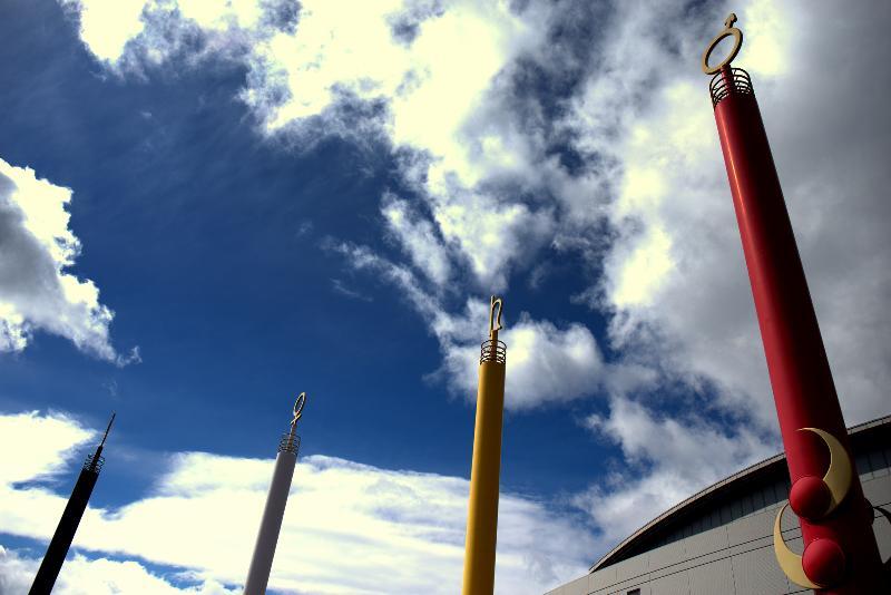 写真：創造の柱