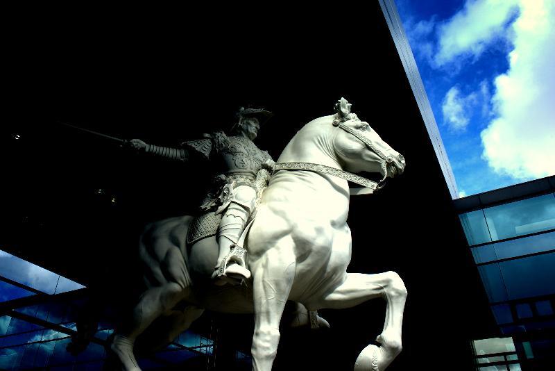 写真：幻のスフォルツァ騎馬像その1