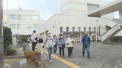 写真:ウォーキングの風景