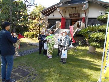 写真：まつ姫との撮影2