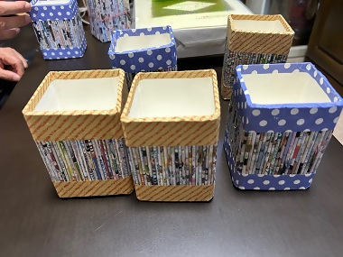 写真:森さんお手製ペンスタンド