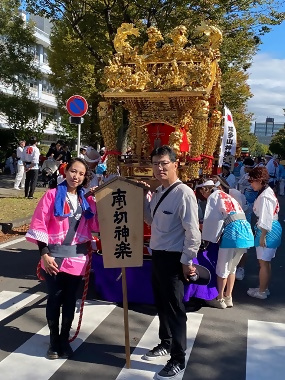 写真:南ノ切神楽の様子