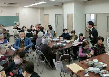 写真:区長からも一言