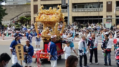 写真:西ノ切神楽の様子