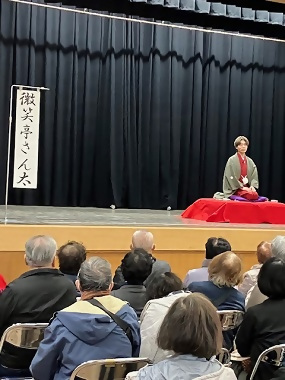 写真:さん太さん、はじまりの様子