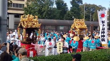 写真:東ノ切神楽の様子