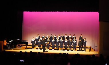写真:一色・長良中学校による合唱