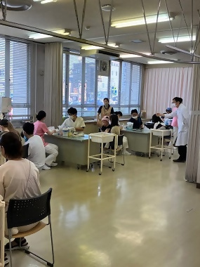 写真:歯科健診の様子