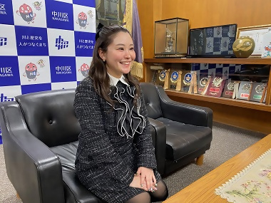 写真:笑顔が印象的でした