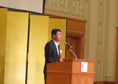 写真:区長あいさつ