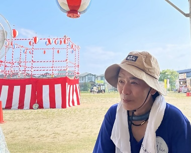 写真:新家壮年団の村上真二団長