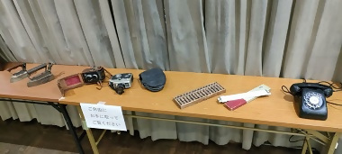 写真:昭和の懐かしの品も展示