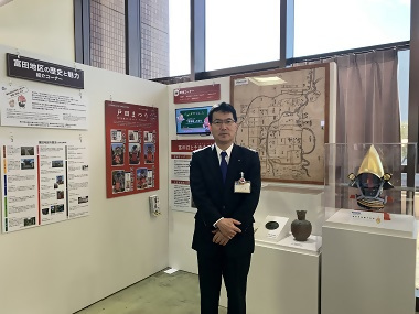 写真:富田地区の歴史と魅力紹介コーナー