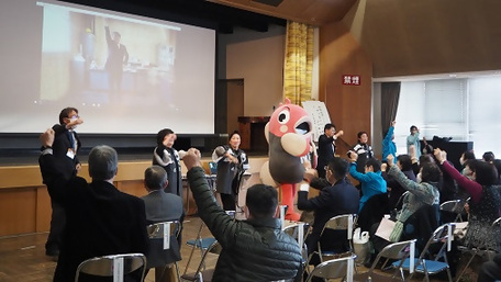 写真：中川区の魅力を広める歌と踊りのナッピー・ハッピー・なかがわ