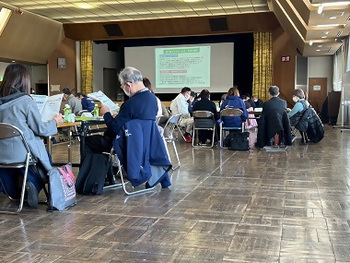 写真：正色学区発表の様子