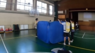 避難所開設訓練の写真