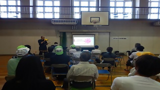 災害時の防犯対策講習の写真