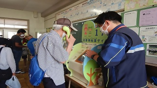 災害用伝言ダイヤル『171』体験の写真