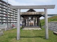 万場宿跡の写真