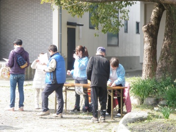 写真:第1チェックポイント