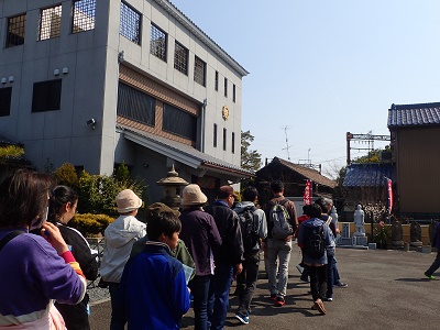 写真:富田地区ウォーキング大会宝蔵院