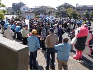 写真:参加者受付中の様子