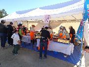 写真:中川区地域女性団体連絡協議会のブース