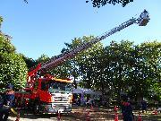 写真:はしご車の様子