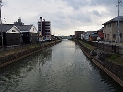 写真:戸田川の様子