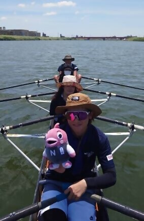 写真:ナッピーが乗船した様子