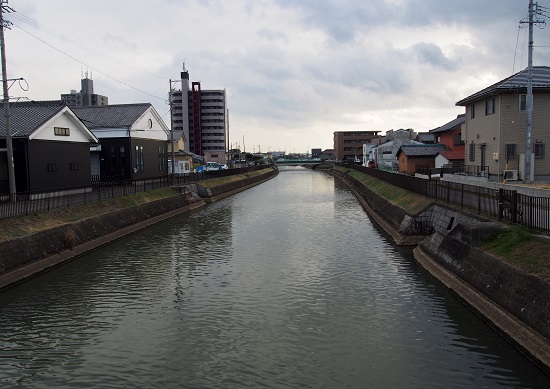 写真:戸田川の様子