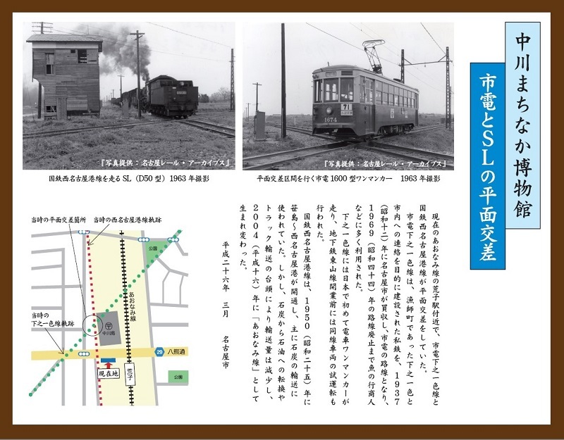 写真：市電（歩道側）